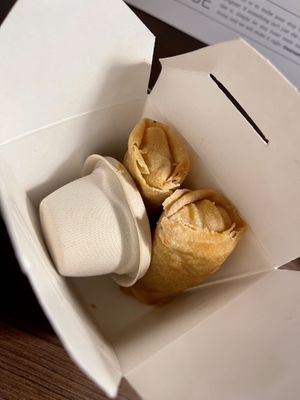 Spring rolls   at Spicy Moon - 3rd St in New York City