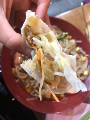 Vegan duck wrap 素食鴨卷  at Spicy Moon - 3rd St in New York City