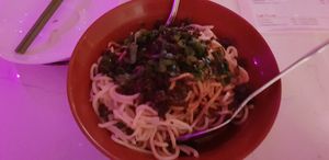 Dan Dan noodles at Spicy Moon - 3rd St in New York City