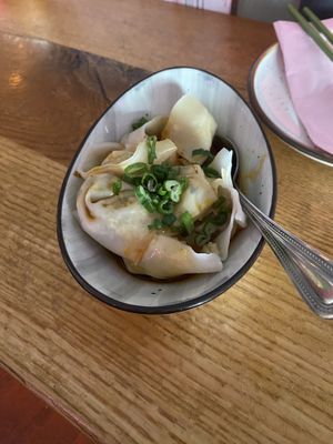 The popular wantons in chilli oil    at Spicy Moon - 3rd St in New York City