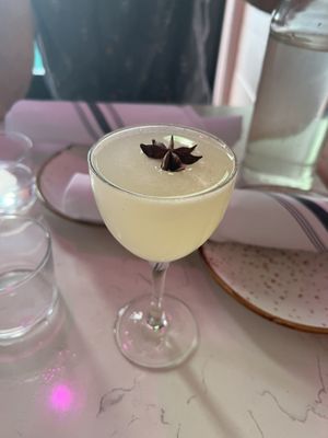 Starry night cocktail  at Spicy Moon - 3rd St in New York City