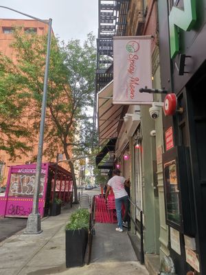 Entrance at Spicy Moon - 3rd St in New York City