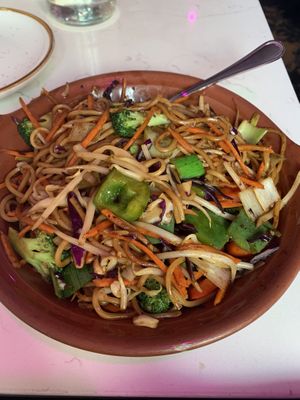 Veg lo-mein   at Spicy Moon - 3rd St in New York City