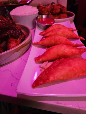 Crabless rangoon at Spicy Moon - 3rd St in New York City