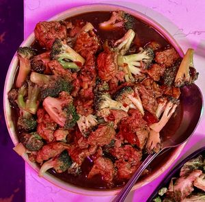 Broccoli special  at Spicy Moon - 3rd St in New York City