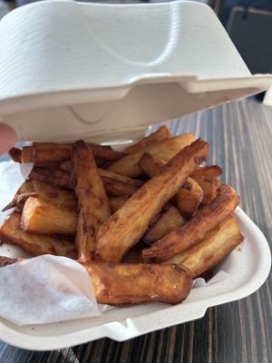 Sweet potato fries   at Beleaf Cafe in Canoga Park