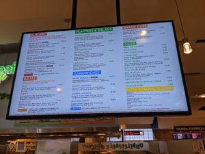 Menu at Beleaf Cafe in Canoga Park