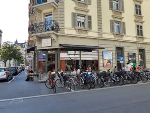 Exterior at Barbès Bar in Luzern