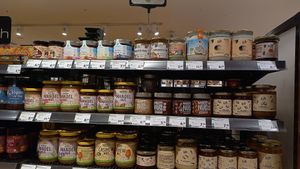 nut spreads at denn's Biomarkt in Aachen