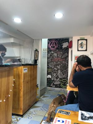 Primer piso / First floor at Mercy Vegan Food in Bogota