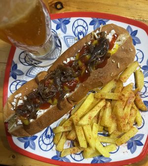 Loved my hotdog! at Mercy Vegan Food in Bogota