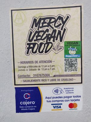 Hours at Mercy Vegan Food in Bogota