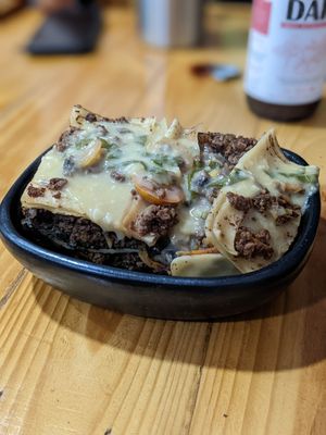 Lasagna at Mercy Vegan Food in Bogota