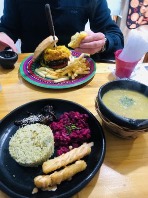 Menú del día delicioso   at Mercy Vegan Food in Bogota