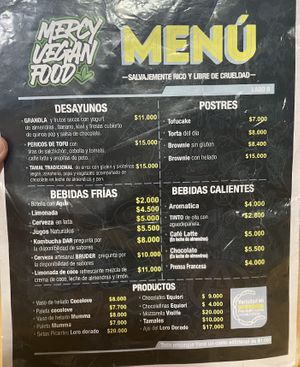  at Mercy Vegan Food in Bogota