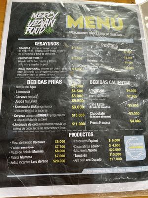  at Mercy Vegan Food in Bogota