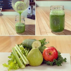 Fresh juice at The Root Cellar in Canton