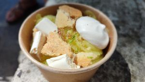 Verrine citron meringuée at Green Gorilla in Montpellier