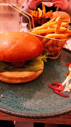 Fish burger at Green Gorilla in Montpellier