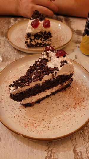 Black Forest cake - Forêt noire at Green Gorilla in Montpellier