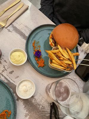 Daily special burger   at Green Gorilla in Montpellier