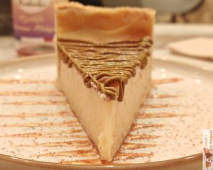 Orange blossom custard with pistachio cream at Green Gorilla in Montpellier