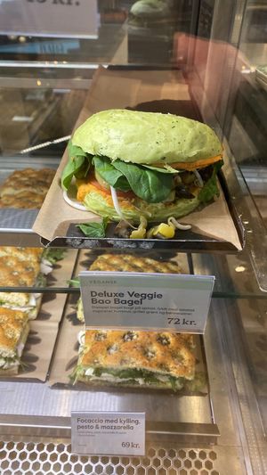 Vegan Deluxe Bao Bagel at CPH - Espresso House - T2 in Kastrup