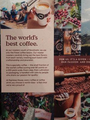 Little behind in marketing... at CPH - Espresso House - T2 in Kastrup