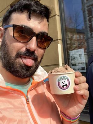 Sunny Frederiksberg day 🌈 at Nicecream in Frederiksberg