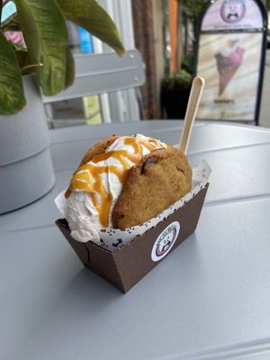 Vegan Cookie Ice Cream 💚  at Nicecream in Frederiksberg