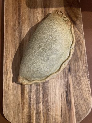 Zucchini and mushrooms  at Lima Empanadas in Copenhagen