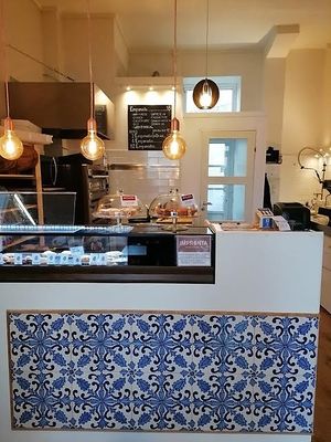 Cafe Interior at Lima Empanadas in Copenhagen