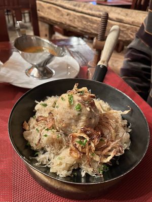 The “käsealternative knödel”!  at Dorfstadl in Fiss