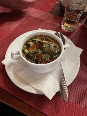 Frittatensuppe  at Dorfstadl in Fiss