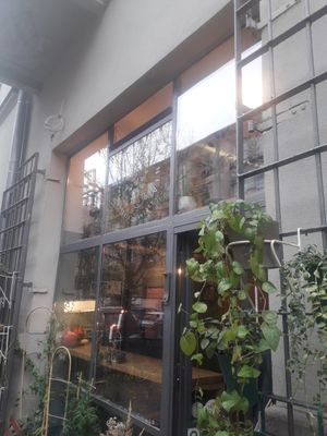 Front entrance at Szklarnia in Krakow