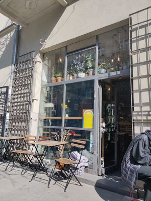 Front of the restaurant at Szklarnia in Krakow