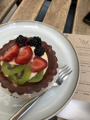 one of their lovely treats!!  at Szklarnia in Krakow