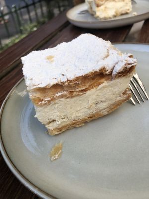 Oh so good kremòwka!  at Szklarnia in Krakow