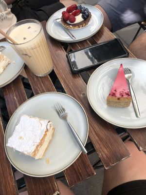 Cakes  at Szklarnia in Krakow