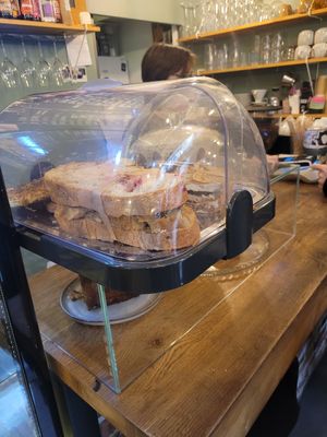 sandwiches at Szklarnia in Krakow