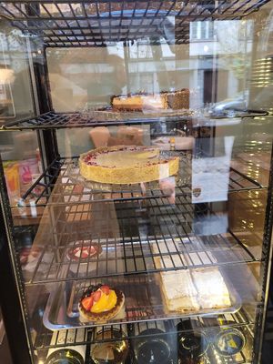 cakes at Szklarnia in Krakow