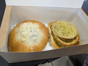 Pastries at Szklarnia in Krakow