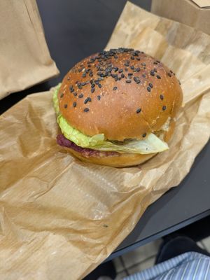 Pastrami sandwich at Szklarnia in Krakow