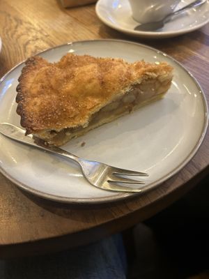 Apple pie  at Szklarnia in Krakow