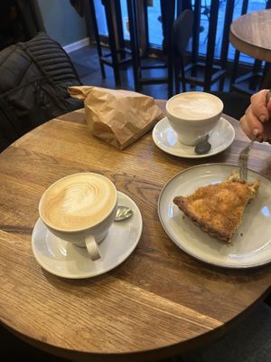Oat latte  at Szklarnia in Krakow