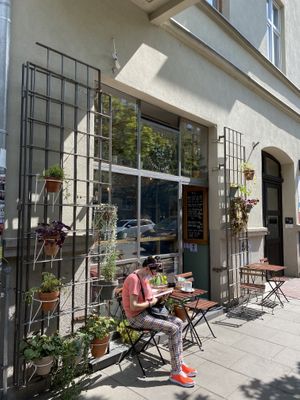 From outside at Szklarnia in Krakow