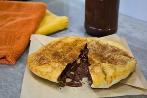 Nutella naan at Naan-ya Business in Saint John