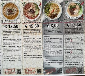 Vegan options at Shin Ramen   at Shin Ramen  in Hannover