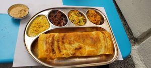 Masala Dosai vegan at Don't Worry Eat Curry in Zurich