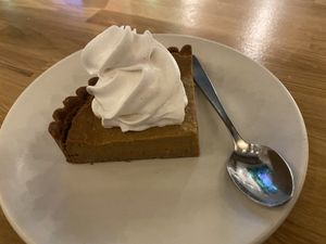 Vegan Squash Pie  at True Food Kitchen in Las Vegas